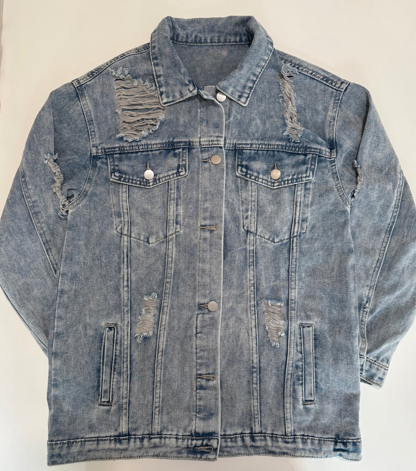 Eye jean jacket