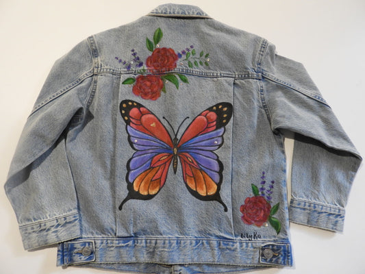 Butterfly Jean jacket